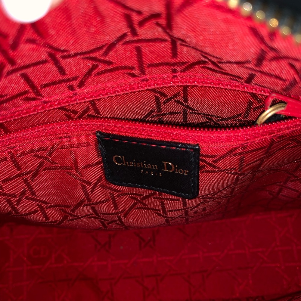 Christian Dior black Quilted vintage handbag - Picture 6 of 8